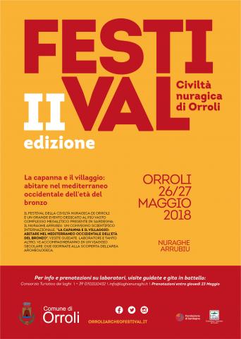 Festival della Civiltà Nuragica, Orroli 26 e 27 maggio